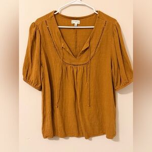 Wonderly Brown Blouse